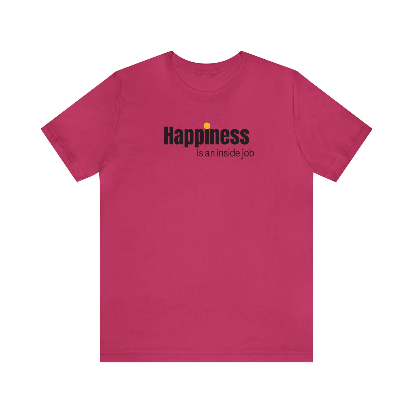 Happiness Adult Shirt for Self Love with Smiley Face - Embrace Your Diff