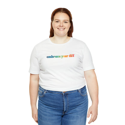 Embrace Your Diff Logo Tshirt - Embrace Your Diff