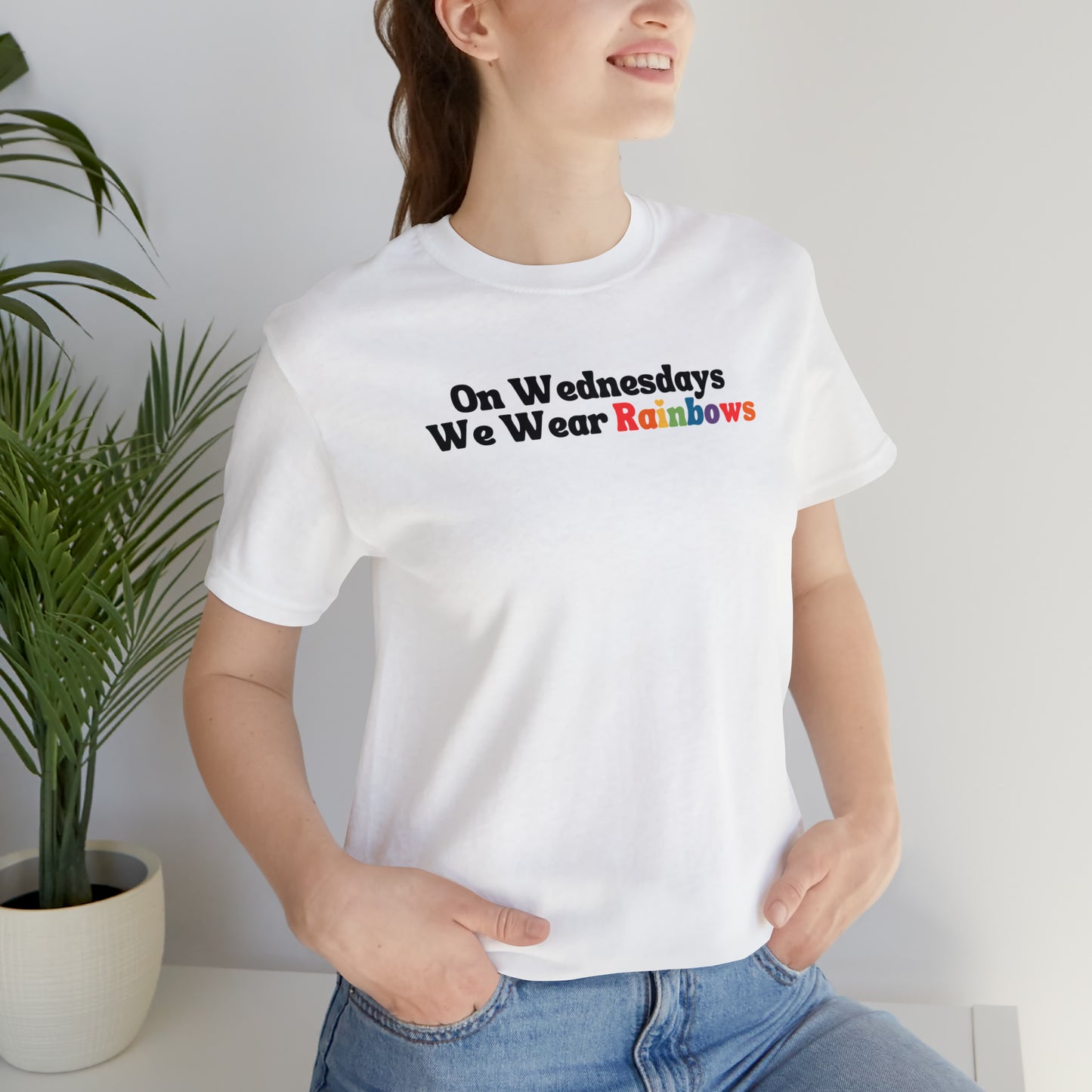 Rainbow T-Shirt - Cute Pride Shirt - Embrace Your Diff