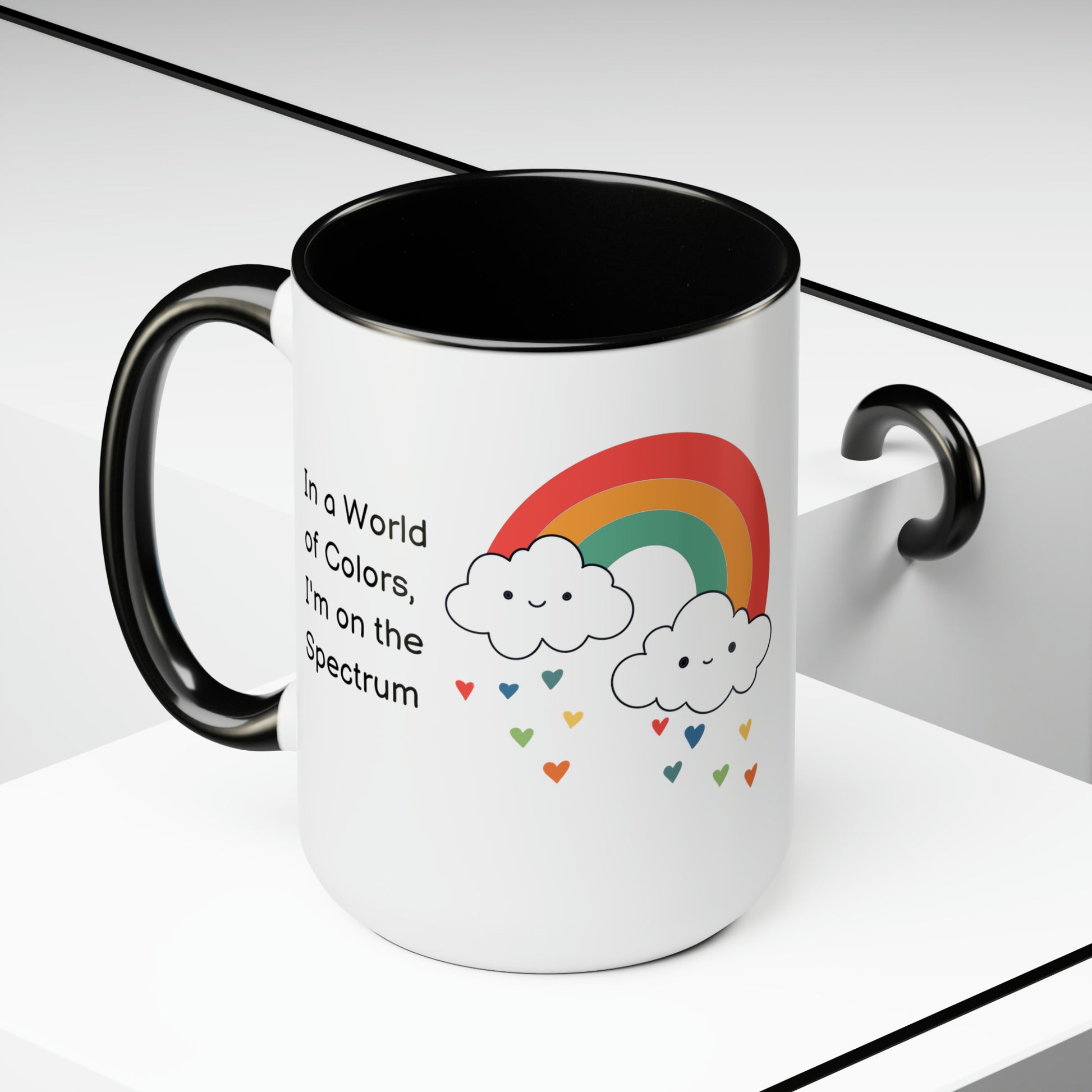 Ceramic Autism Coffee Mug - Autistic Adult - Neurodiversity Coffee Cup - Embrace Your Diff