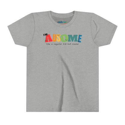 Ausome Kid Autism Acceptance Shirt - Inclusivity Diversity Tshirt for Kids - Spectrum Acceptance - Embrace Your Diff