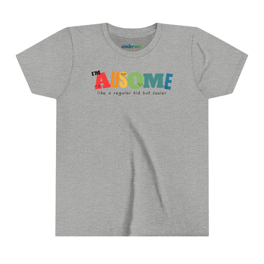 Ausome Kid Autism Acceptance Shirt - Inclusivity Diversity Tshirt for Kids - Spectrum Acceptance - Embrace Your Diff