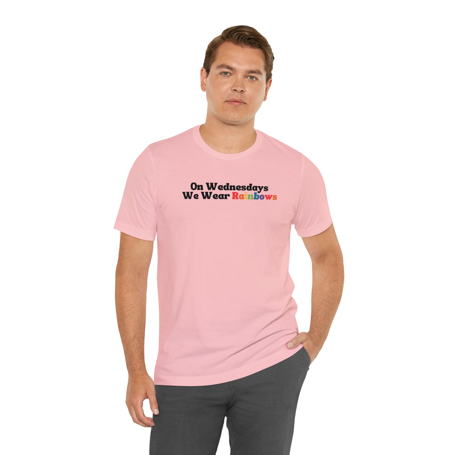 Rainbow T-Shirt - Cute Pride Shirt - Embrace Your Diff