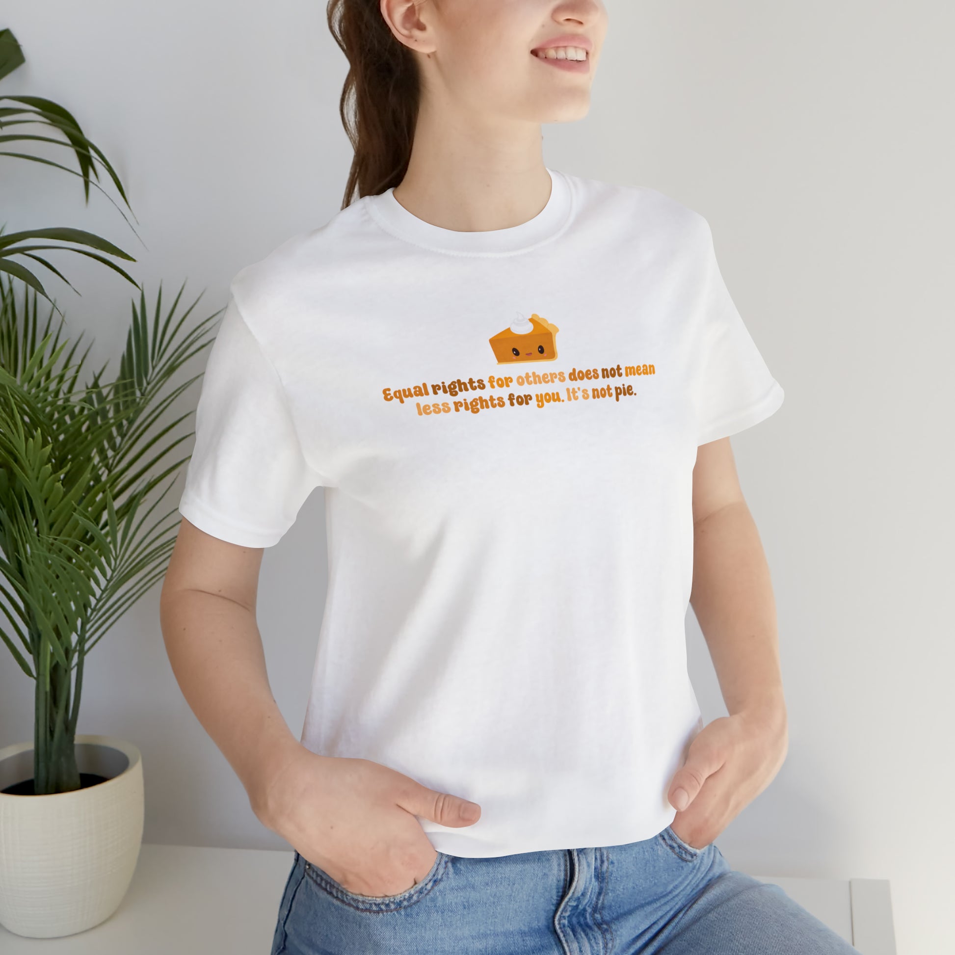 LGBT+ Pride Equality Pie T-Shirt - Embrace Your Diff