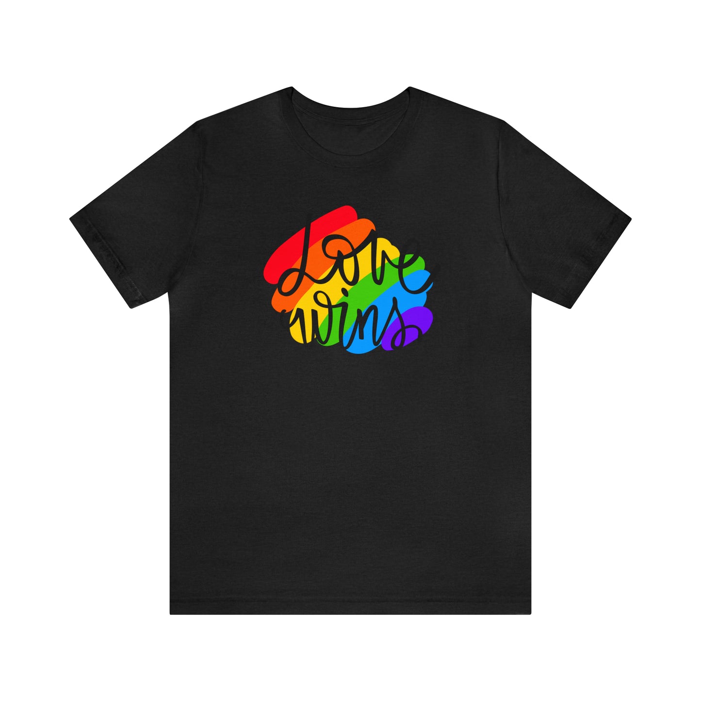 LGBT+ Pride T-Shirt - Love Wins T-Shirt - Embrace Your Diff