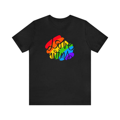 LGBT+ Pride T-Shirt - Love Wins T-Shirt - Embrace Your Diff