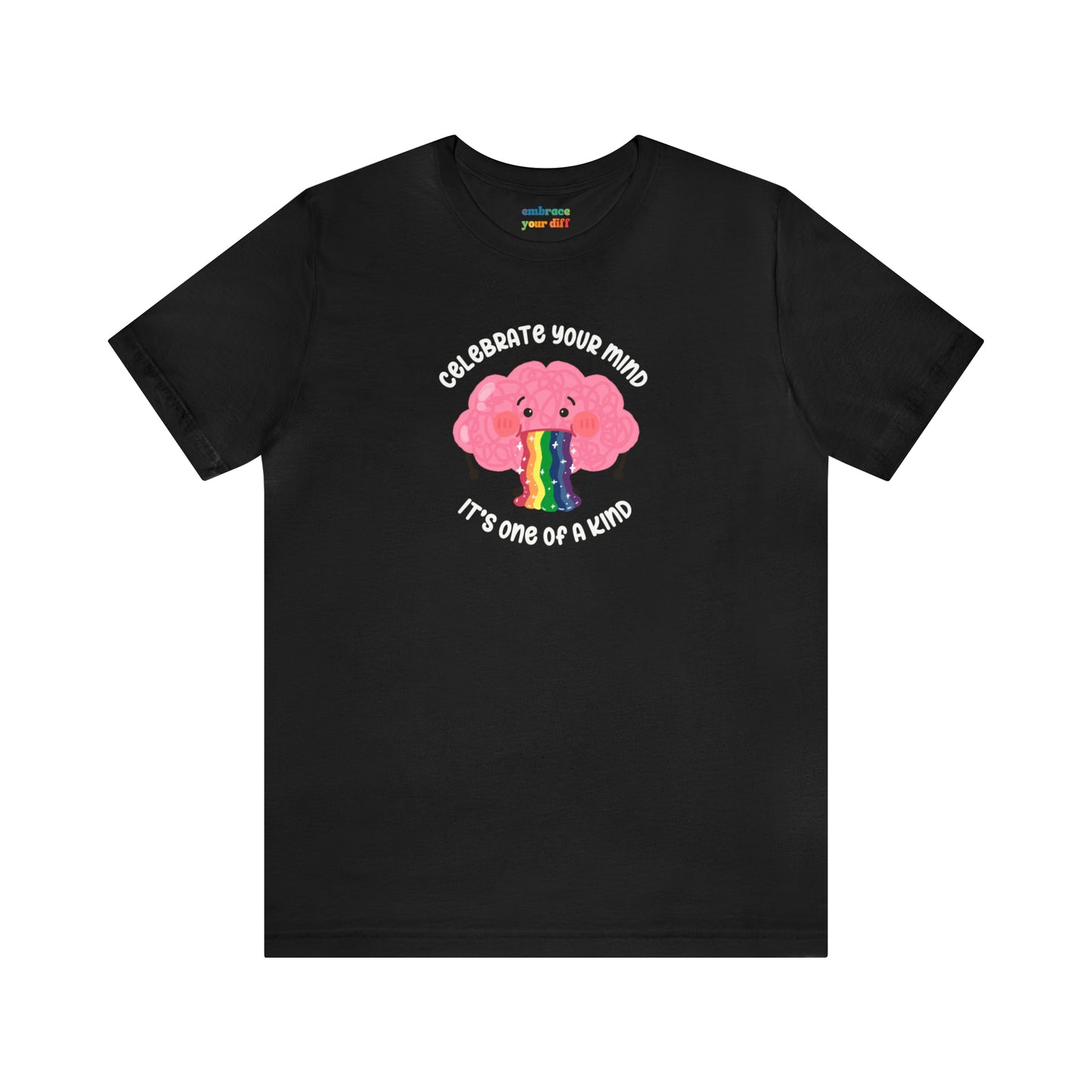 Celebrate ADHD T-Shirt - Cute ADHD Brain Shirt - Embrace Your Diff