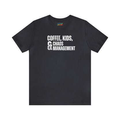 Parent Humor Unisex Shirt - Coffee Loving Parents Gift Idea - Funny Parenting Tshirt for Moms and Dads - Embrace Your Diff