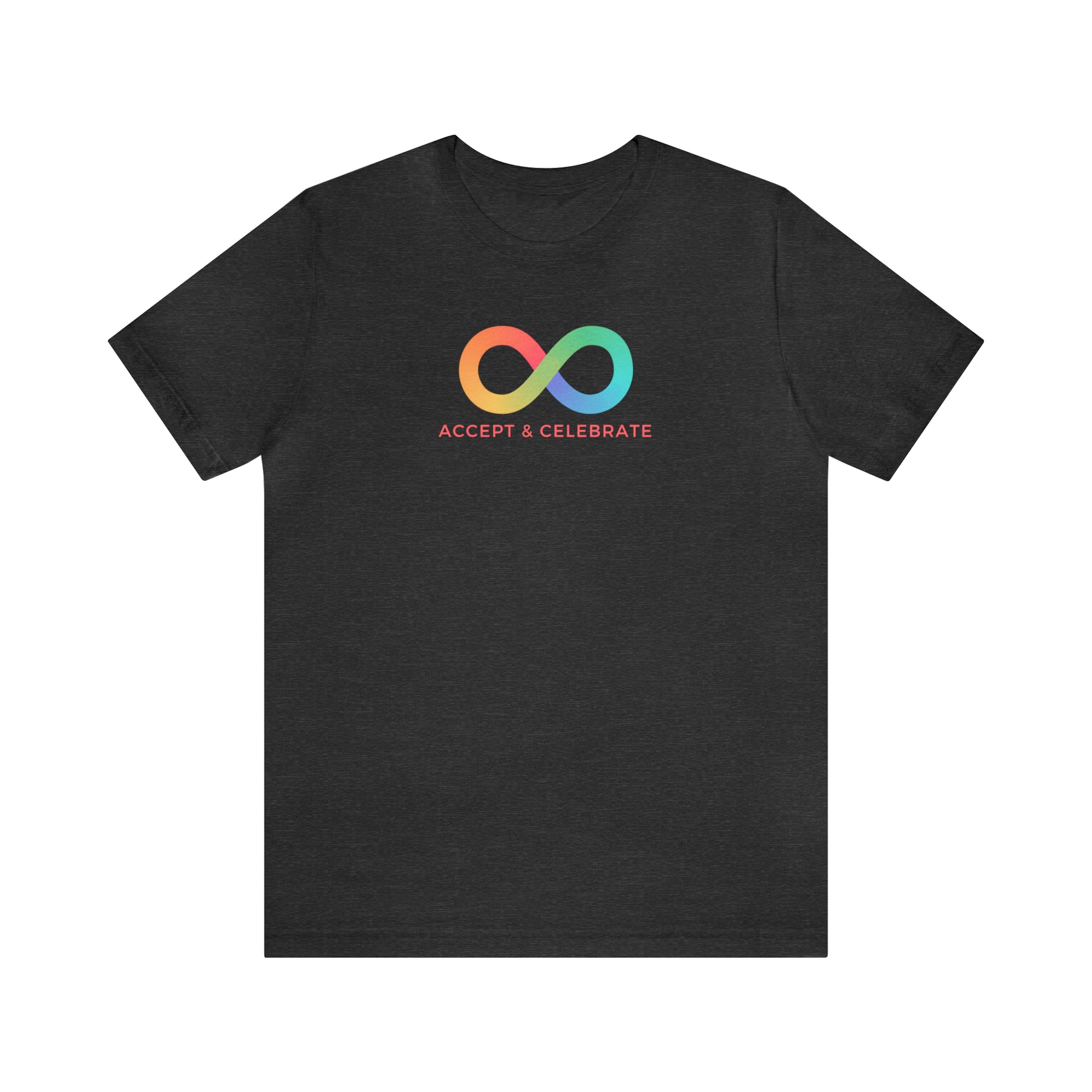 Autism Acceptance Infinity Loop Adult Shirt - Embrace Your Diff