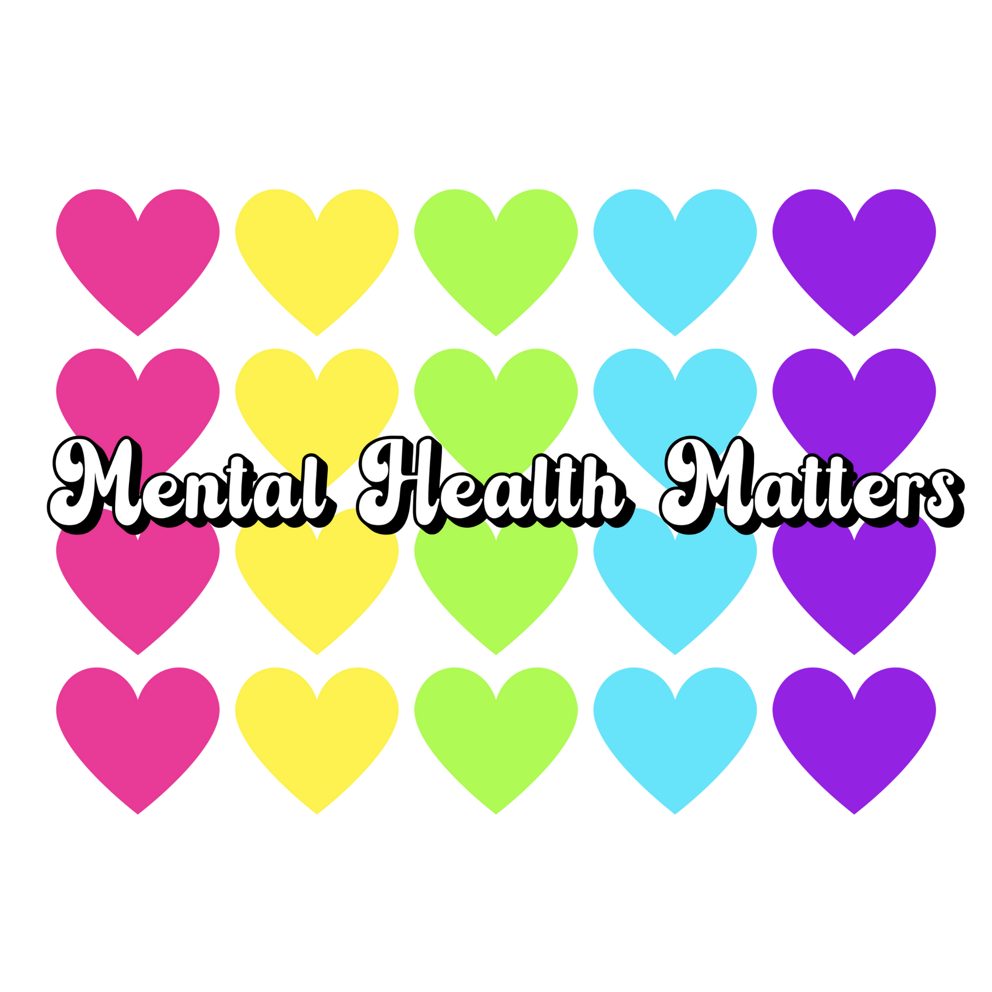 Neon Rainbow Unisex Tshirt Celebrating Mental Health Awareness - Embrace Your Diff