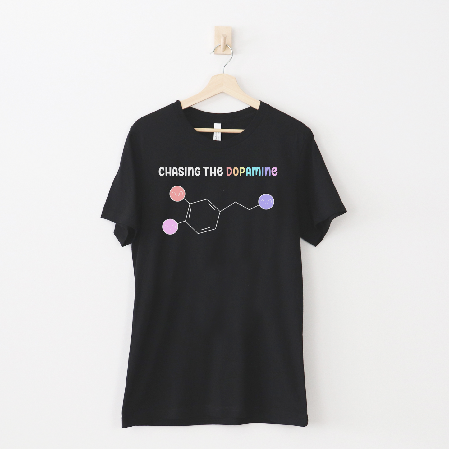 Cute ADHD Chasing The Dopamine T-Shirt - Pastel - Embrace Your Diff