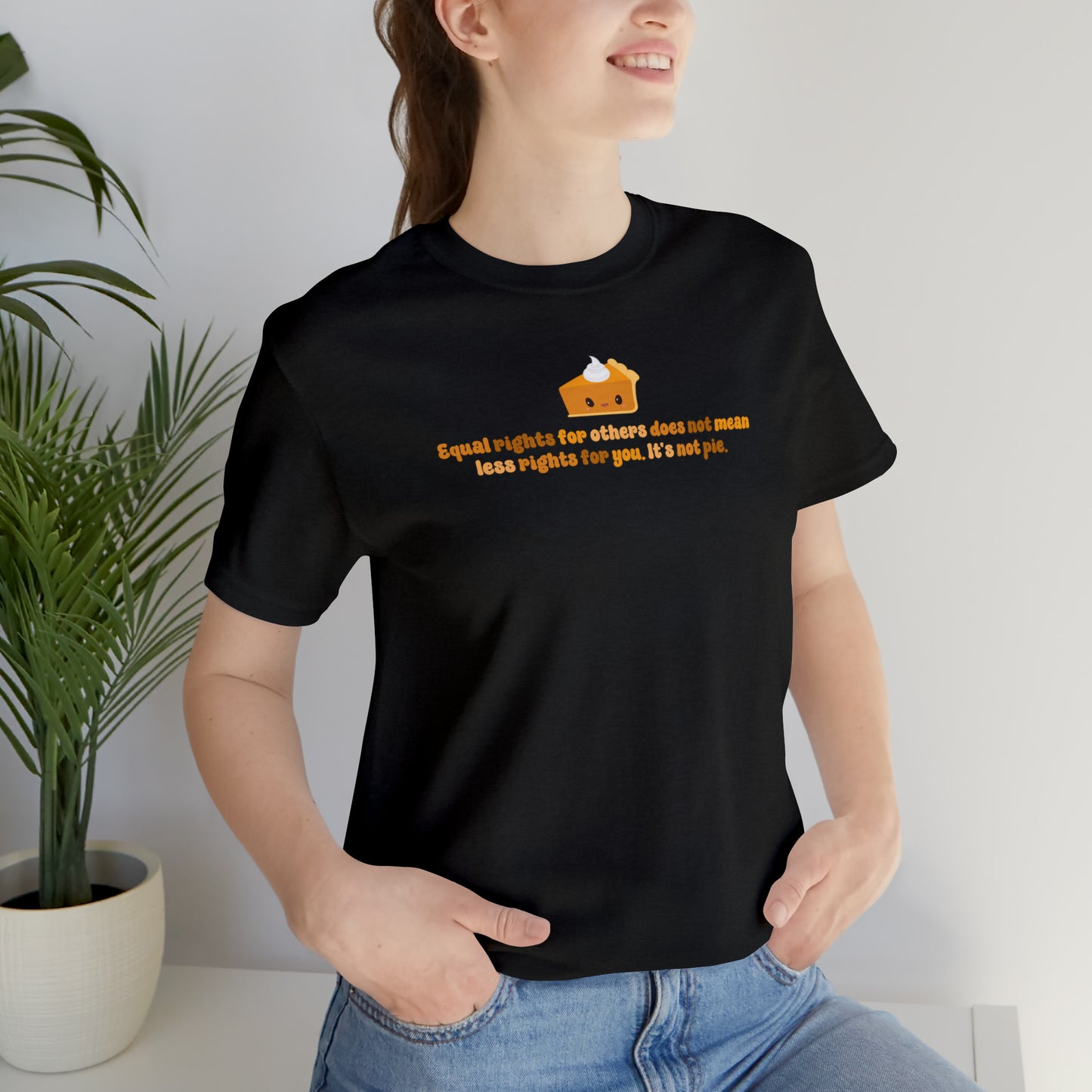 LGBT+ Pride Equality Pie T-Shirt - Embrace Your Diff