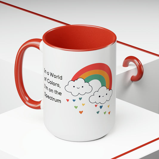 Ceramic Autism Coffee Mug - Autistic Adult - Neurodiversity Coffee Cup - Embrace Your Diff