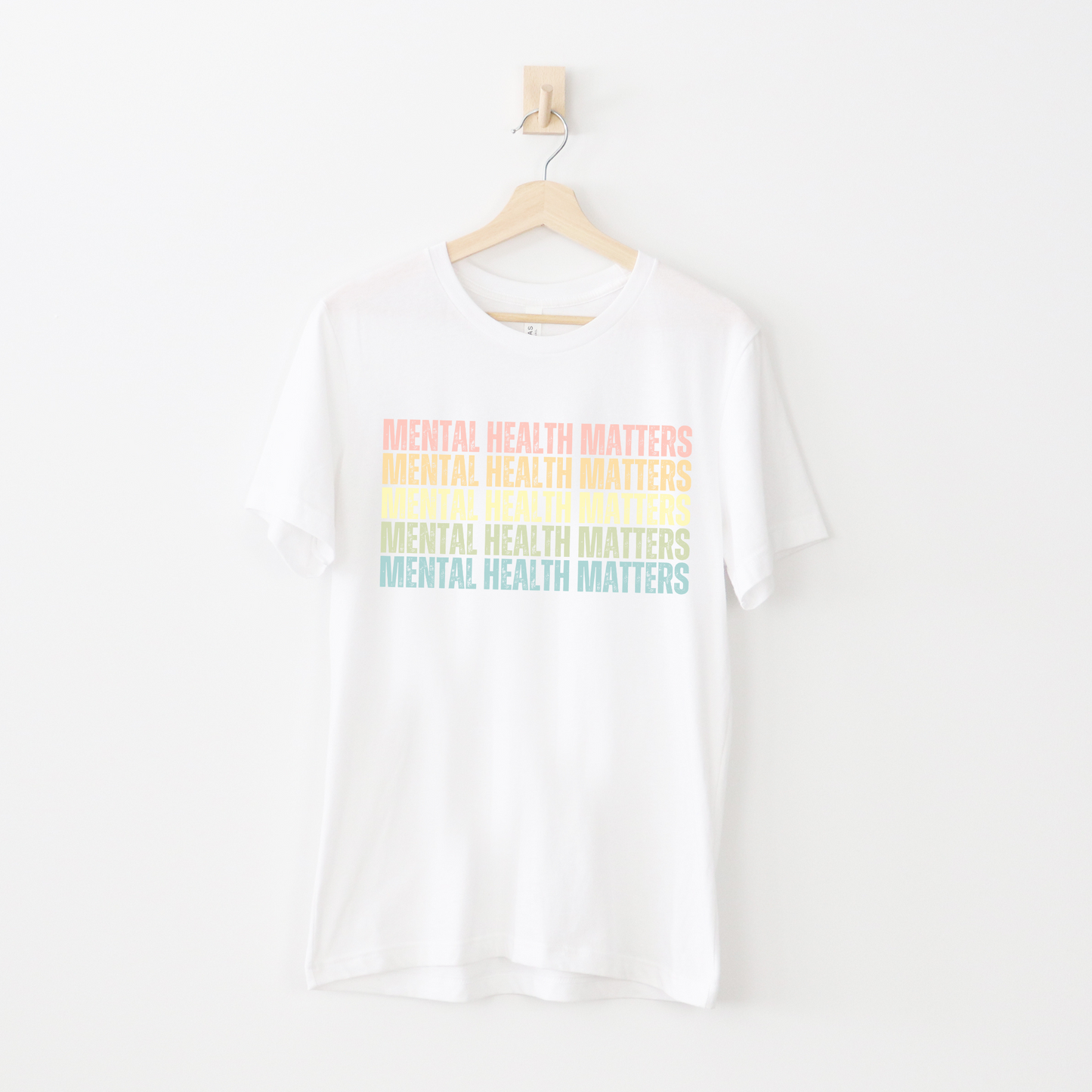 Pastel Mental Health Matters Unisex T-shirt - Embrace Your Diff