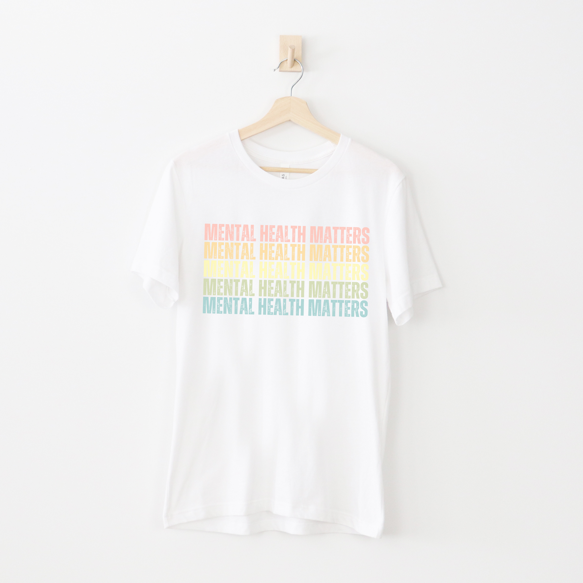 Pastel Mental Health Matters Unisex T-shirt - Embrace Your Diff