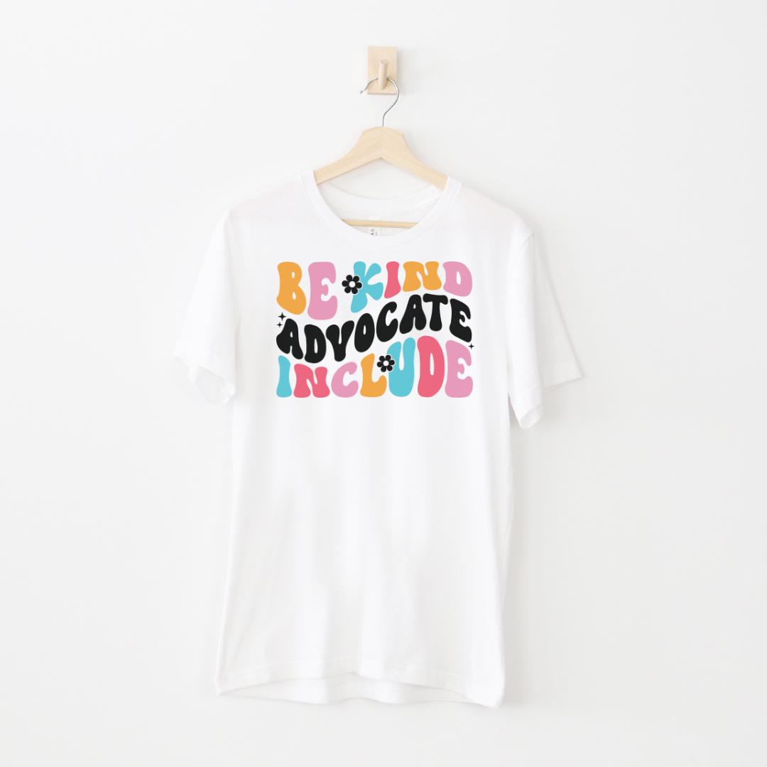 Be Kind T-Shirt - Inclusion Tee - Spread Kindness - Embrace Your Diff