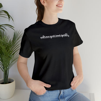 Unisex Self Love Sparkle Shirt - Adult Shirt for Mental Health Acceptance - Christmas Gift Idea - Embrace Your Diff