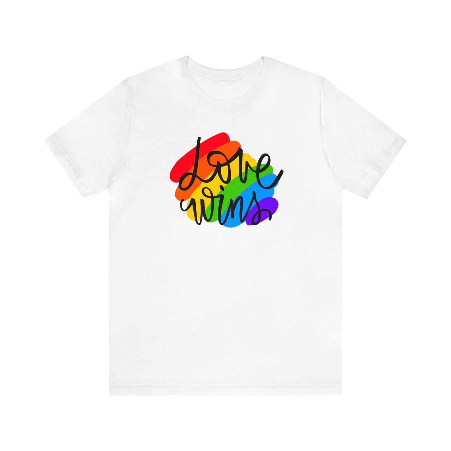 LGBT+ Pride T-Shirt - Love Wins T-Shirt - Embrace Your Diff