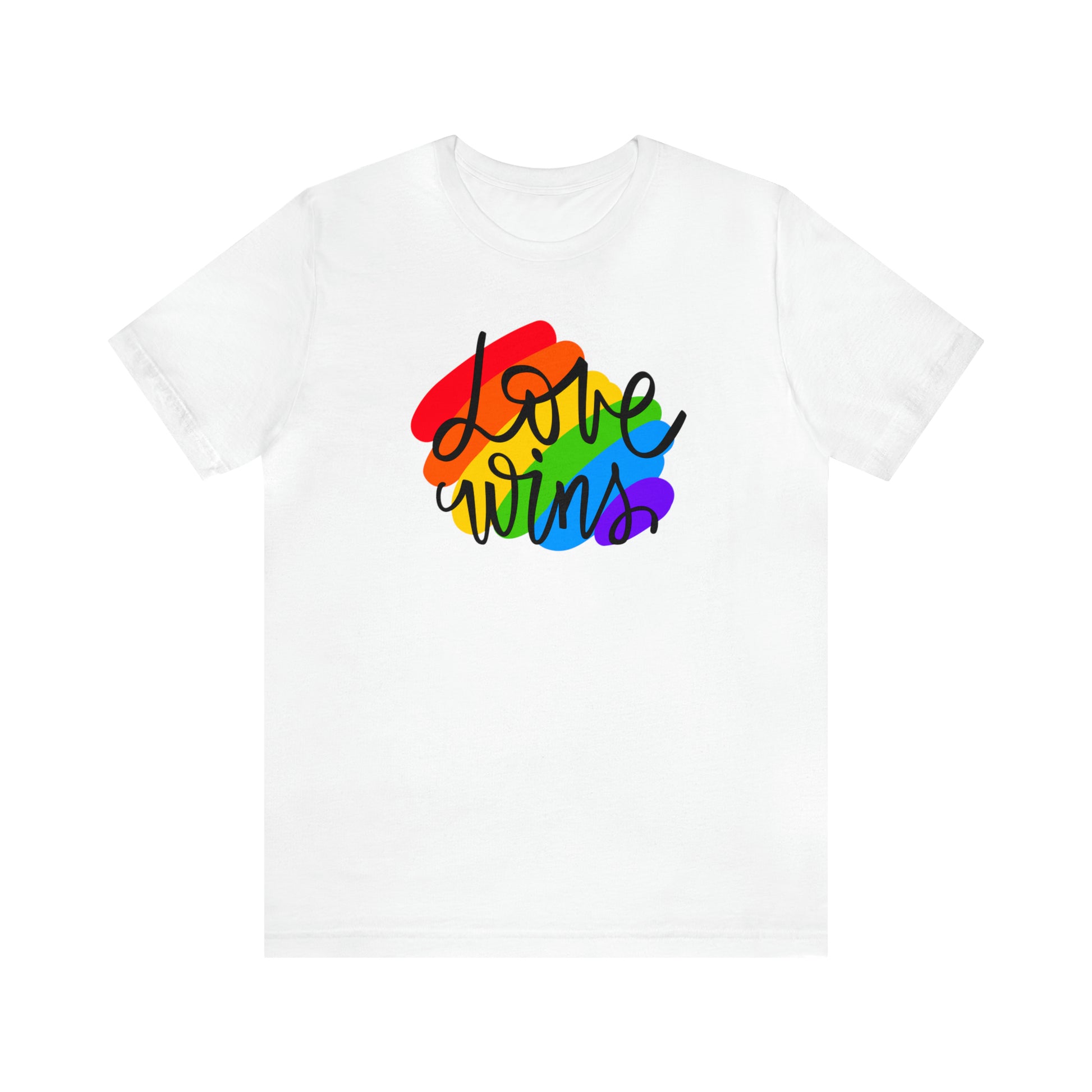 LGBT+ Pride T-Shirt - Love Wins T-Shirt - Embrace Your Diff