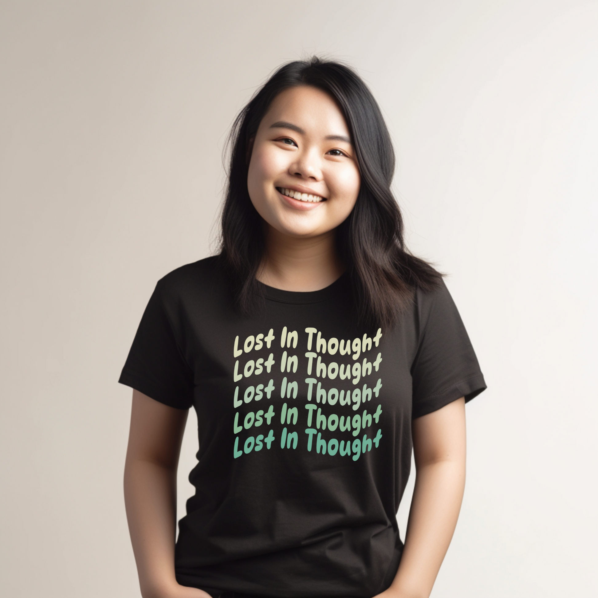 Cute ADHD Lost In Thought T-Shirt - Green - Embrace Your Diff