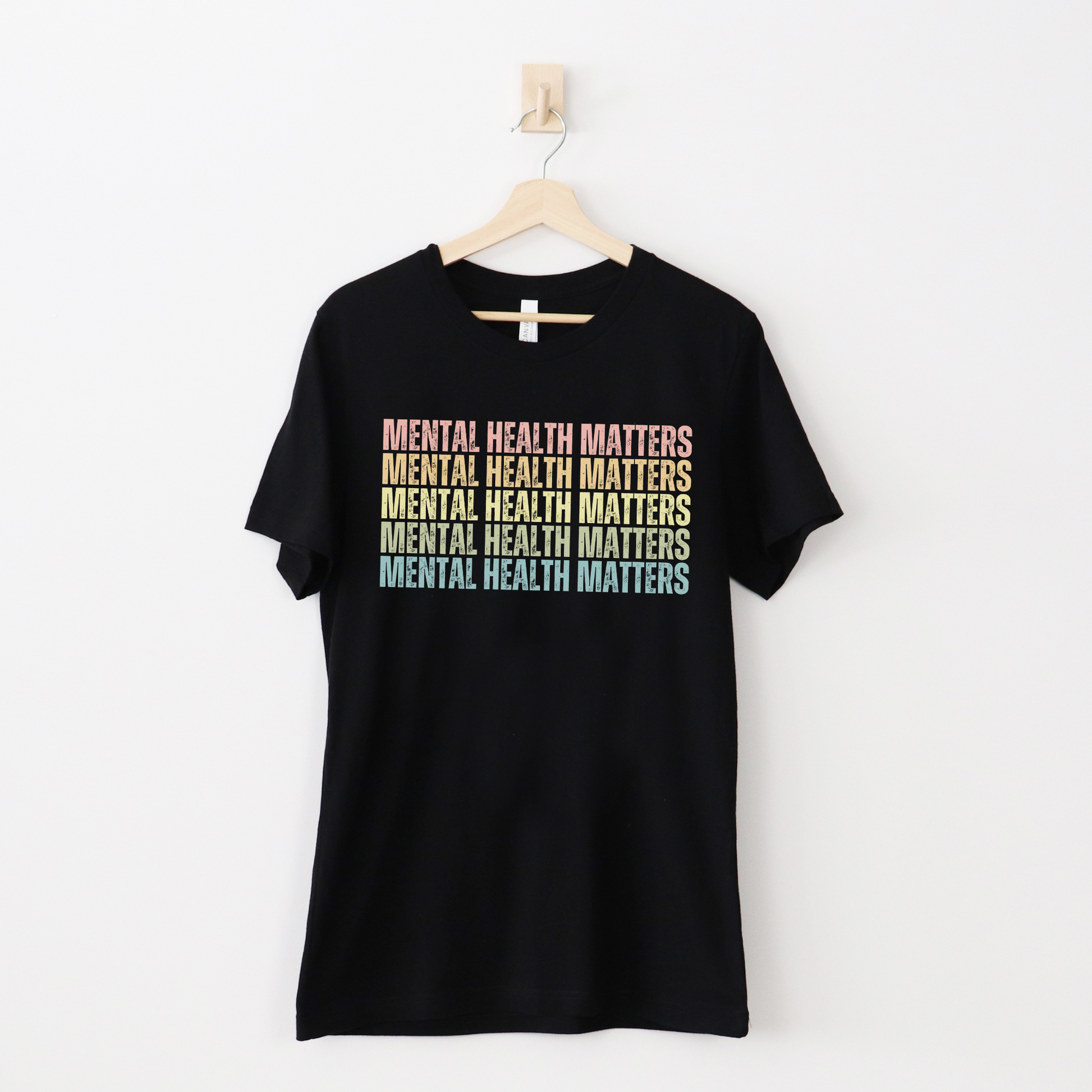 Pastel Mental Health Matters Unisex T-shirt - Embrace Your Diff