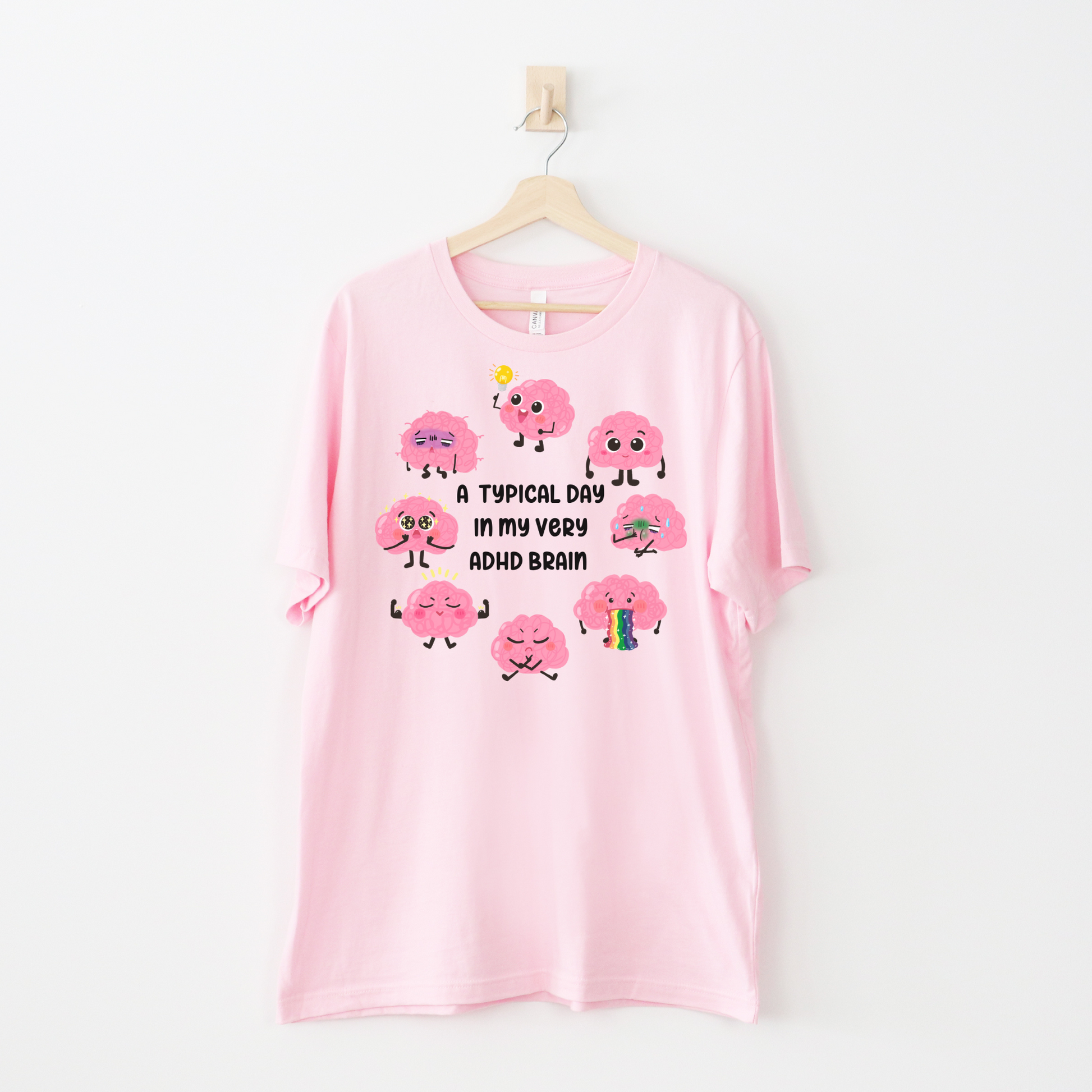 Funny ADHD T-Shirt - Cute ADHD Brain Shirt - Embrace Your Diff