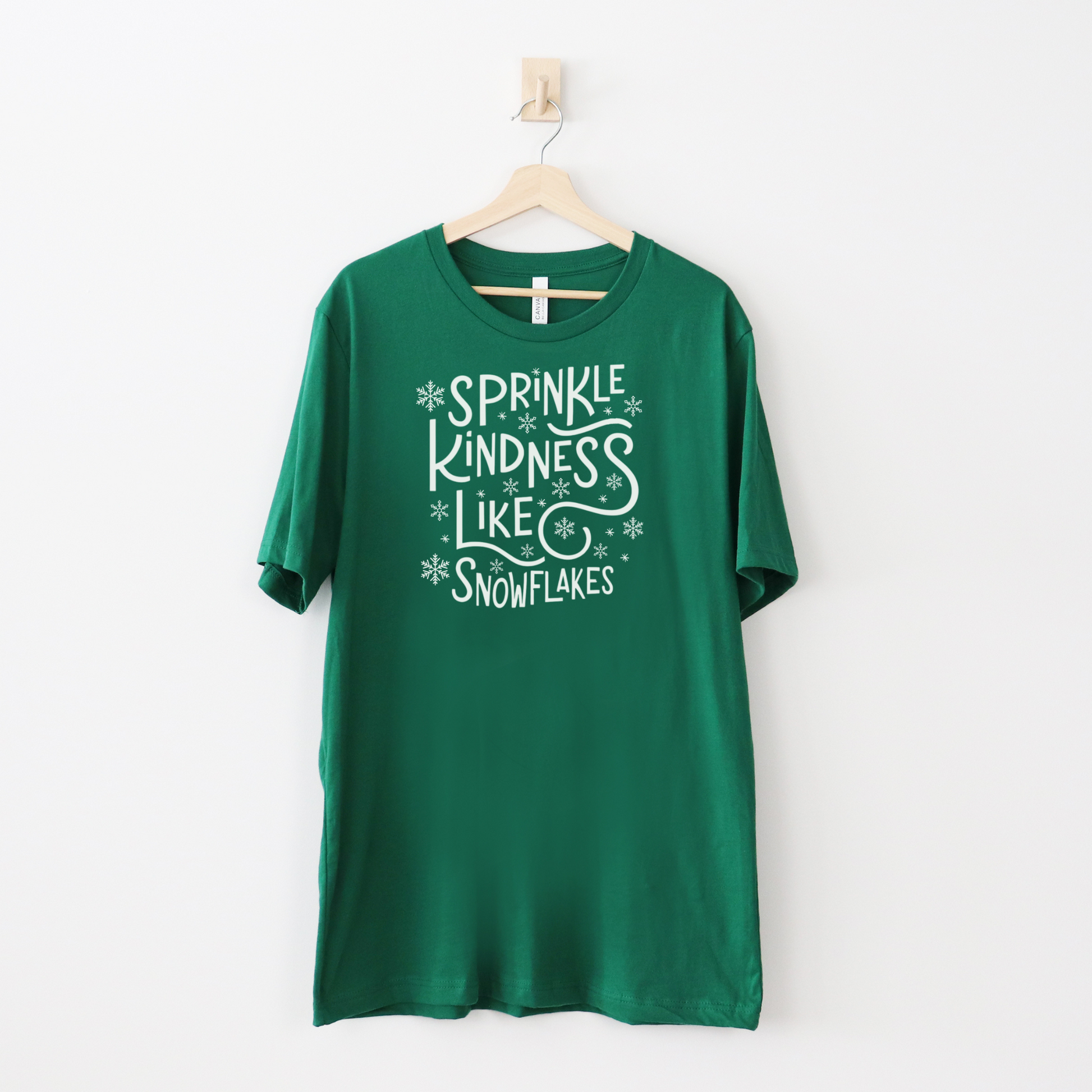 Sprinkle Kindness T-shirt, Cute Winter Shirt - Embrace Your Diff