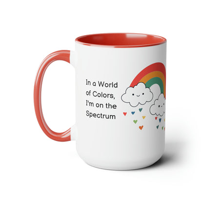 Ceramic Autism Coffee Mug - Autistic Adult - Neurodiversity Coffee Cup - Embrace Your Diff