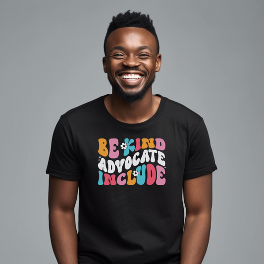 Be Kind T-Shirt - Inclusion Tee - Spread Kindness - Embrace Your Diff