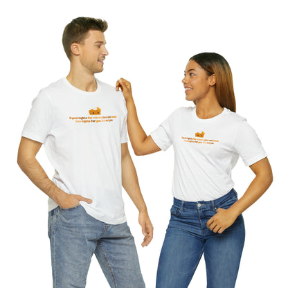 LGBT+ Pride Equality Pie T-Shirt - Embrace Your Diff