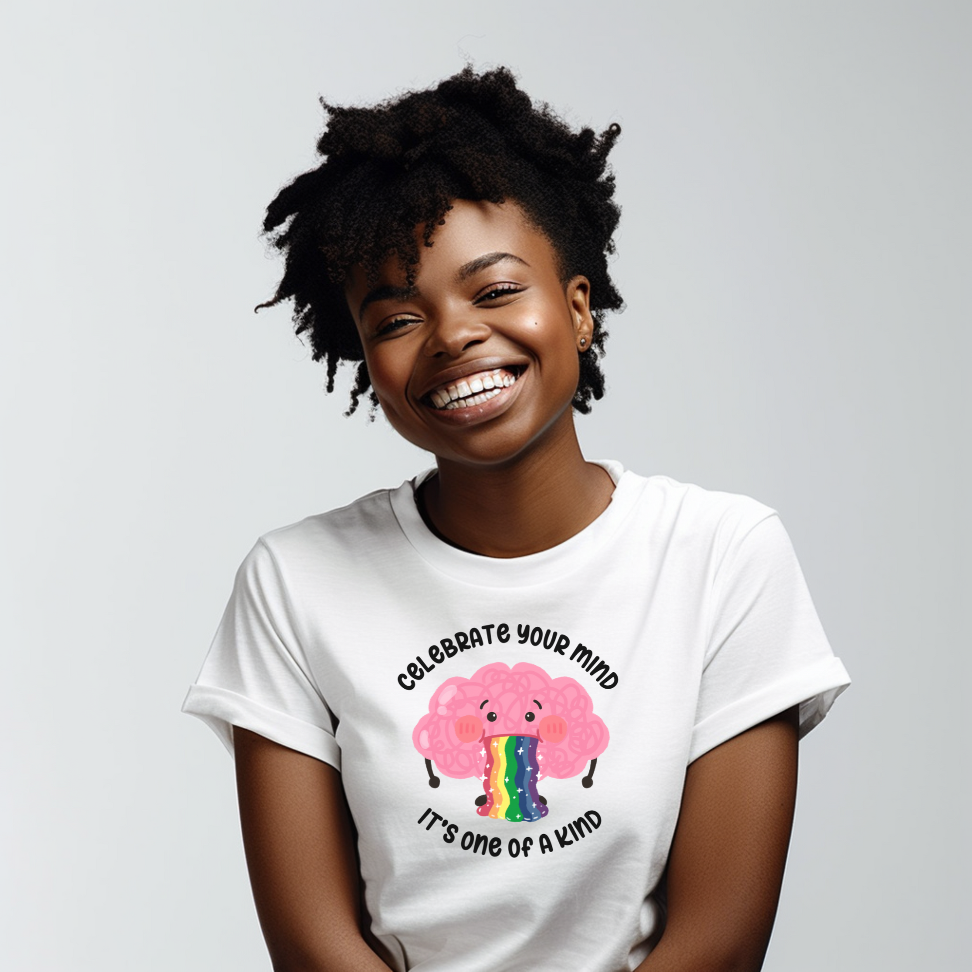 Celebrate ADHD T-Shirt - Cute ADHD Brain Shirt - Embrace Your Diff