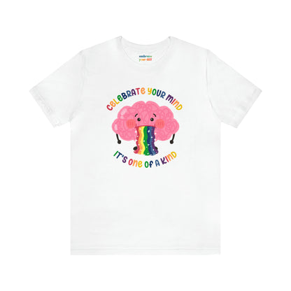 Celebrate ADHD T-Shirt - Cute Rainbow ADHD Brain Shirt - Embrace Your Diff
