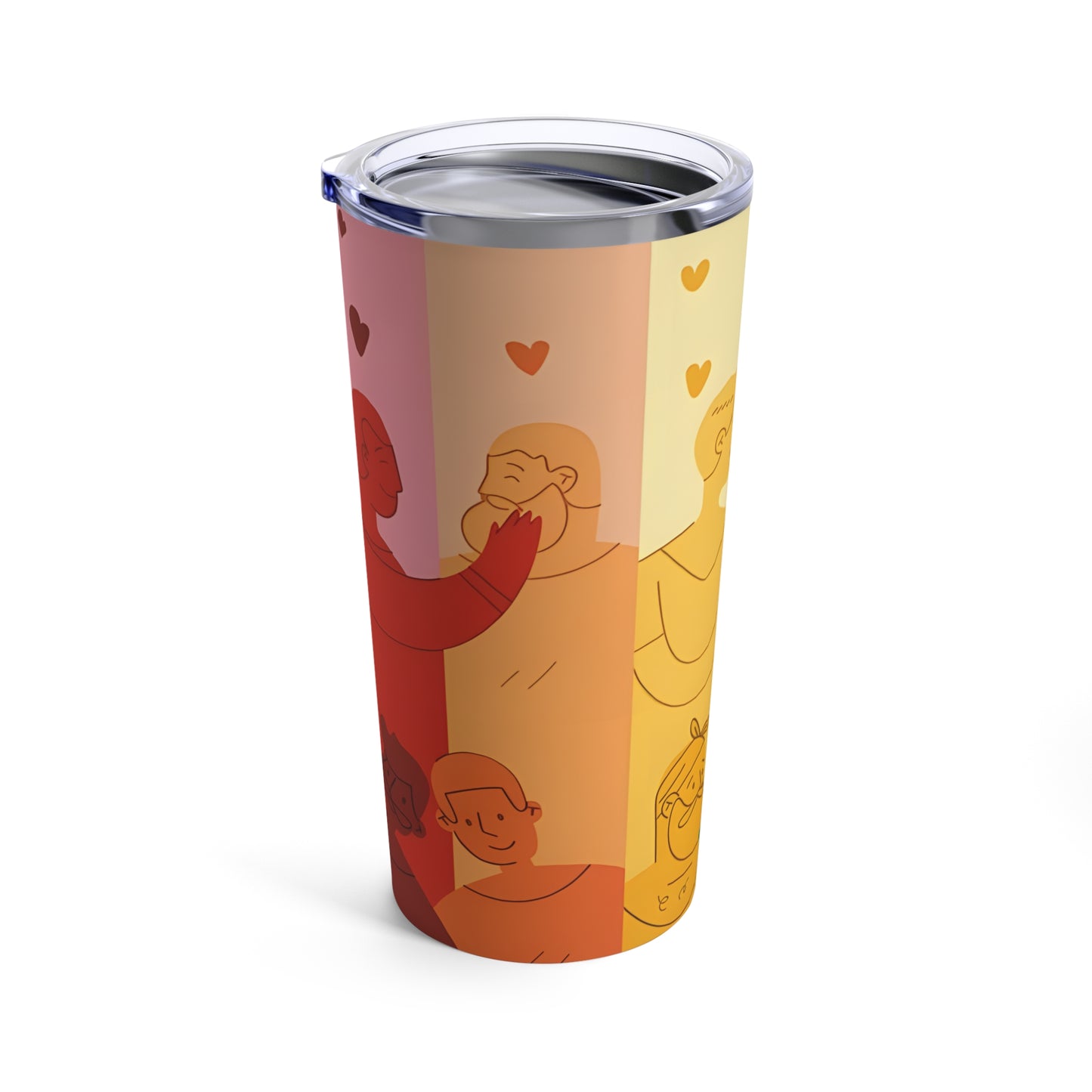 LGBT Cute Pride Tumbler - Rainbow Love Tumbler - Embrace Your Diff