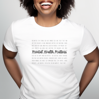 Mental Health Matters Unisex T-shirt - Embrace Your Diff