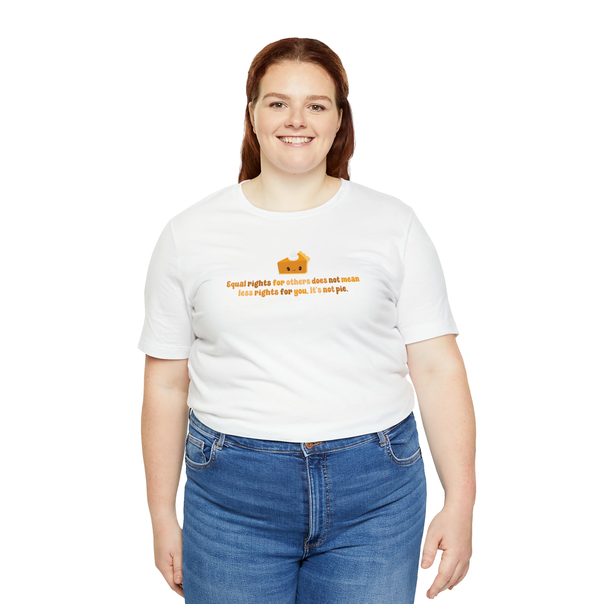 LGBT+ Pride Equality Pie T-Shirt - Embrace Your Diff