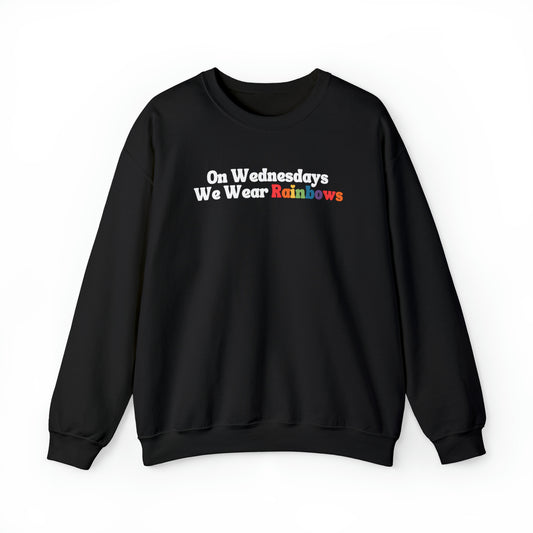 Rainbow Crewneck Sweatshirt - Cute Pride sweatshirt - Embrace Your Diff