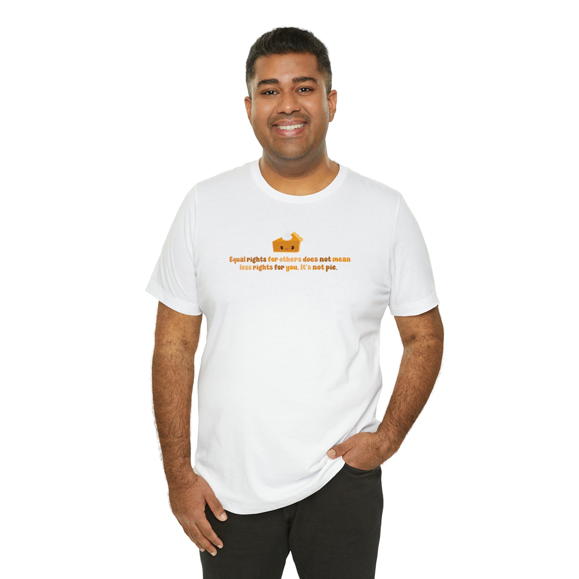 LGBT+ Pride Equality Pie T-Shirt - Embrace Your Diff