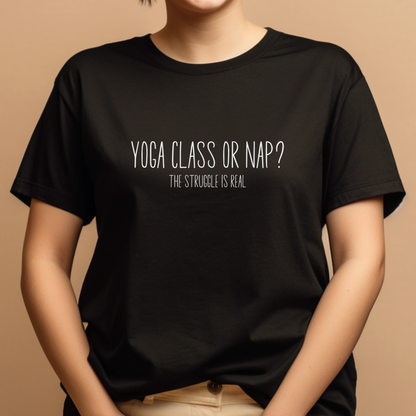 Yoga Humor Adult Unisex Shirt - Embrace Your Diff