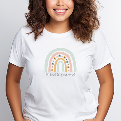 Folksy Rainbow Kindness Shirt - Embrace Your Diff