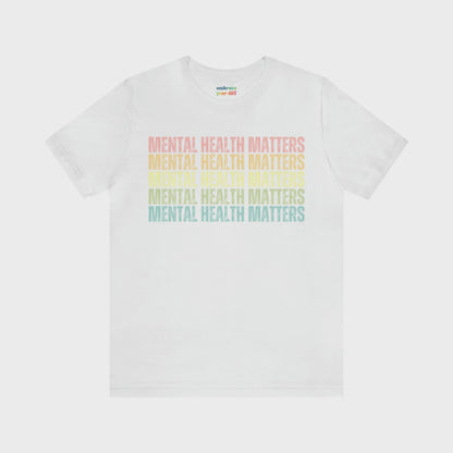Pastel Mental Health Matters Unisex T-shirt