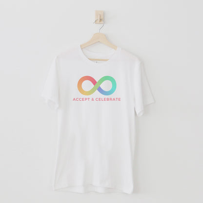 Autism Acceptance Infinity Loop Adult Shirt